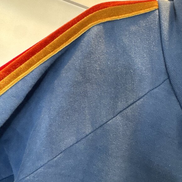 Aviator Nation Classic Pullover Hoodie Size M Vintage Caribbean Velvet Stripes - Picture 5 of 16